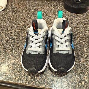 Nike Black and Gray Kids Sneakers